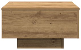vidaXL Τραπέζι Σαλονιού Artisian από Δρυό 55x55x31 εκ. Φτιαγμένο από ξύλο