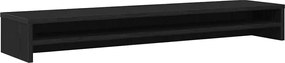 vidaXL Βάση Οθόνης Μαύρη Δρυς 100x24x13 εκ. από Τεχνητό Ξύλο