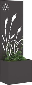 vidaXL Οθόνη Ιδιωτικότητας Κήπου Μαύρο 50 x 32 x 150 εκ