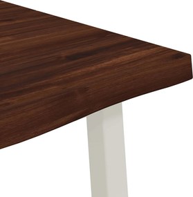 vidaXL Τραπέζι Φαγητού με Ζωντανό Χείλος 120 x 70 x 75 cm