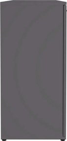 vidaXL Μπουφές Γκρι 120 x 35,5 x 75 εκ. από Επεξ. Ξύλο