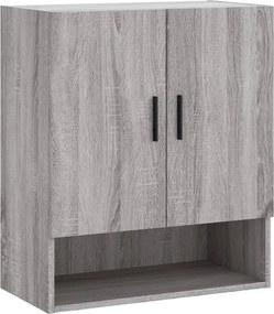vidaXL Ντουλάπι Τοίχου Γκρι Sonoma 60 x 31 x 70 εκ. από Επεξεργ. Ξύλο
