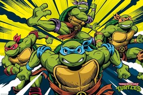 Αφίσα Teenage Mutant Ninja Turtles - Turtles in Action, (91.5 x 61 cm)