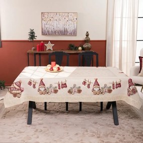 Χριστουγεννιάτικο Τραπεζομάντηλο Velbert της Teoran Διάσταση: Τραπεζομάντηλο Velbert - 140x140cm