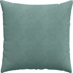vidaXL Μαξιλάρι Καναπέ 2 pcs Θαλασσί 80 x 80 cm Υφασμάτινο Κορντουρά