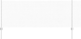 vidaXL Τεντώτο με στήριγμα Ασημί