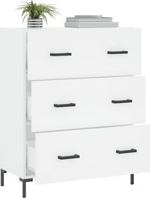vidaXL Ντουλάπι Λευκό 69,5 x 34 x 90 εκ. από Επεξεργασμένο Ξύλο