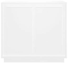Ντουλάπι Λευκό 80 x 34 x 75 εκ. από Επεξεργασμένο Ξύλο - Λευκό