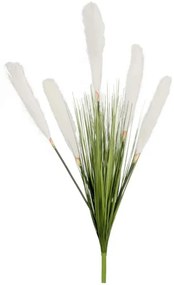 Τεχνητό Κλαδί Pampas Grass 21485 88cm White-Green GloboStar Πολυαιθυλένιο