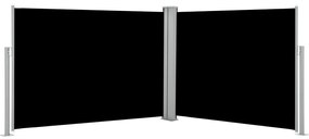 Σκίαστρο Πλαϊνό Συρόμενο Μαύρο 100 x 1000 εκ. - Μαύρο