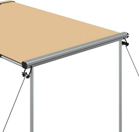 vidaXL Τέντα Τροχόσπιτου Μπεζ 1,2 x 2 x 2,15 μ.