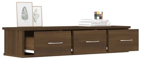 vidaXL Ντουλάπι Τοίχου Καφέ Δρυς 88 x 26 x 18,5 εκ. Επεξεργασμένο Ξύλο