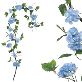 MarHome ΓΙΡΛΑΝΤΑ ΜΠΛΕ ΟΡΤΑΝΣΙΑ X18 ΑΝΘΗ - Υ240cm 120/ΚΙΒ  00-40006-3