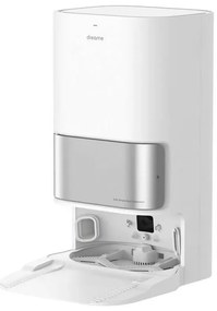 Ρομποτική ηλεκτρική σκούπα Dreame L10 Ultra, 5300 Pa, 5200 mAh, 75W, Έως 200 m2, 3D χαρτογράφηση, αισθητήρας LDS, σταθμός φόρτισης, αυτονομία έως 210 λεπτά, λευκό