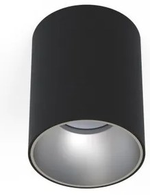 Σποτ Φωτιστικό Οροφής GU10 EYE TONE 10W Ατσάλι Nowodvorski-8932-Μαύρο-Ασημί 8932