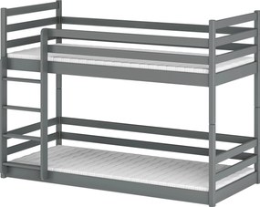 MINI 90x190 graphite bunk bed Lano Furniture