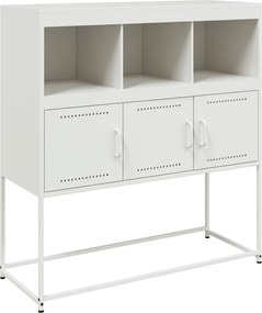 vidaXL Ντουλάπι Λευκό 100,5x39x107 εκ. Ατσάλινο