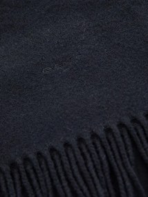 Μάλλινο κασκόλ Gant Black