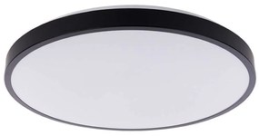Φωτιστικό Οροφής - Πλαφονιέρα Agnes Round 8204 Led 22W 3000K Φ33,5cm Black Nowodvorski Metal, Plastic