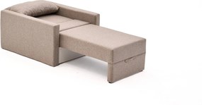 Πολυθρόνα-Κρεβάτι Καφέ SAROS 110x86x72