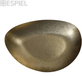 SNOW GOLD ΠΙΑΤΟ ΒΑΘΥ ΤΡΙΓΩΝΙΚΟ SS 18/10 30Χ20Χ4,8ΕΚ.