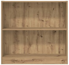 vidaXL Βιβλιοθήκη Αρτισιανή Δρυς 80x24x76 εκ. από Επεξεργασμένο Ξύλο