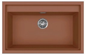 Νεροχύτης κουζίνας SINTESI 130 Cavern Clay 83 ELLECI 79x50cm - LKS13083