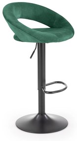 60-20764 H102 bar stool dark green DIOMMI V-CH-H/102-C.ZIELONY, 1 Τεμάχιο