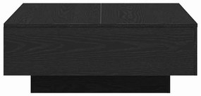 vidaXL Τραπεζάκι σαλονιού Μαύρη Οξυά 80 x 80 x 31 cm