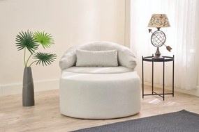 Πολυθρόνα-Κρεβάτι Κρέμα PITTA 80x100x70