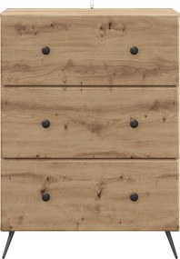 vidaXL Ντουλάπι με Συρτάρια 66 x 34,5 x 90 εκ Επεξεργασμένο Ξύλο