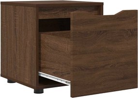 vidaXL Ντουλάπι Μπάνιου 40,5 x 40 x 44 εκ Επεξεργασμένο Ξύλο Καφέ δρυς