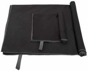 Πετσέτα Microfiber Μονόχρωμη 50x90 Μαύρο