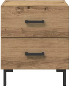 vidaXL Κομοδίνο 2 τμχ. Artisan Oak 40 x 35 x 47,5 εκ