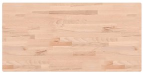 vidaXL Επιφάνεια Τραπεζιού Ορθογώνια 100x50x4 εκ. Μασίφ Ξύλο Οξιάς