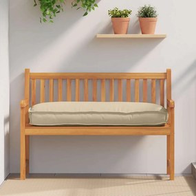 vidaXL Μαξιλάρι Ύφασμα Όξφορντ Μπεζ 120 x 50 x 12 εκ.