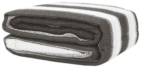 vidaXL Χαλί Σκηνής Ανθρακί / Λευκό 400x700 εκ. από HDPE