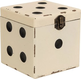 Κουτί αποθήκευσης Cubic-Μήκος: 12 εκ.-Λευκό - 12.00Χ12.00Χ12.00cm
