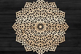 Intra απο ξύλο plywood 3mm-4mm πάχος 3D Mandala για Cricut Δίασταση 30x30 cm INTRAFABR-74278383