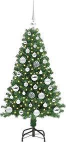 vidaXL Τεχνητό Χριστουγεννιάτικο Δέντρο με 150 LED Πράσινο 120 cm