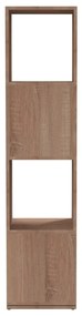 vidaXL Ντουλάπι Περιστρ. Sonoma Δρυς 34,5x34,5x147,5 εκ. Μοριοσανίδα