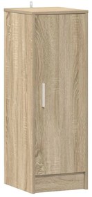 vidaXL Παπουτσοθήκη Sonoma Δρυς 32 x 35 x 92 εκ. από Επεξ. Ξύλο