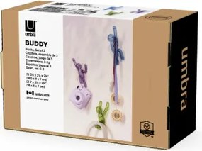 Umbra σετ 3 κρεμάστρες τοίχου/Buddy Hooks 1023674-1341
