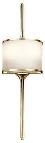 Απλίκα Φωτιστικό Μπάνιου 2xG9 IP44 56cm Mona Elstead Lighting-KL-MONA-S-PB-Χρυσό KL-MONA-S-PB