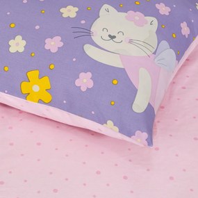 Παπλωματοθήκη Μονή (Σετ 165x245) 2 Όψεων Kocoon Miaow