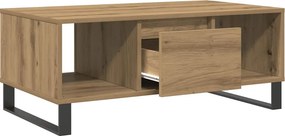 vidaXL Τραπεζάκι Σαλονιού Αρτισιανή Δρυς 90x50x36,5εκ Επεξεργασμ. Ξύλο