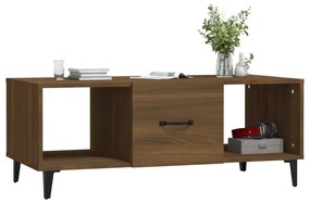 vidaXL Τραπεζάκι Σαλονιού Καφέ Δρυς 102x50x40 εκ. Επεξεργασμένο Ξύλο