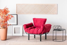 Πολυθρόνα Nitta - Χρώμα Maroon - 95x70x85εκ