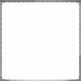 vidaXL Περίγραμμα γκαζόν 4 τμχ. 100 x 100 x 35 cm Ατσάλι Ασημί