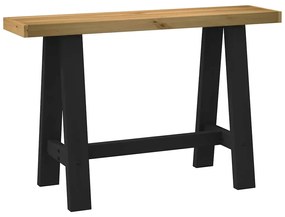 Τραπέζι κονσόλας NOAIN με πόδια σχήματος Α 120x30x75 cm